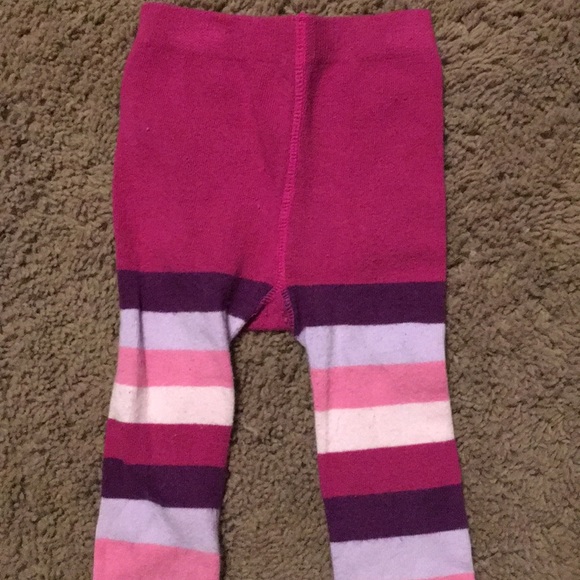 Vintage Gymboree Pretty in Plum striped tights Age 5-7 - Picture 2 of 6